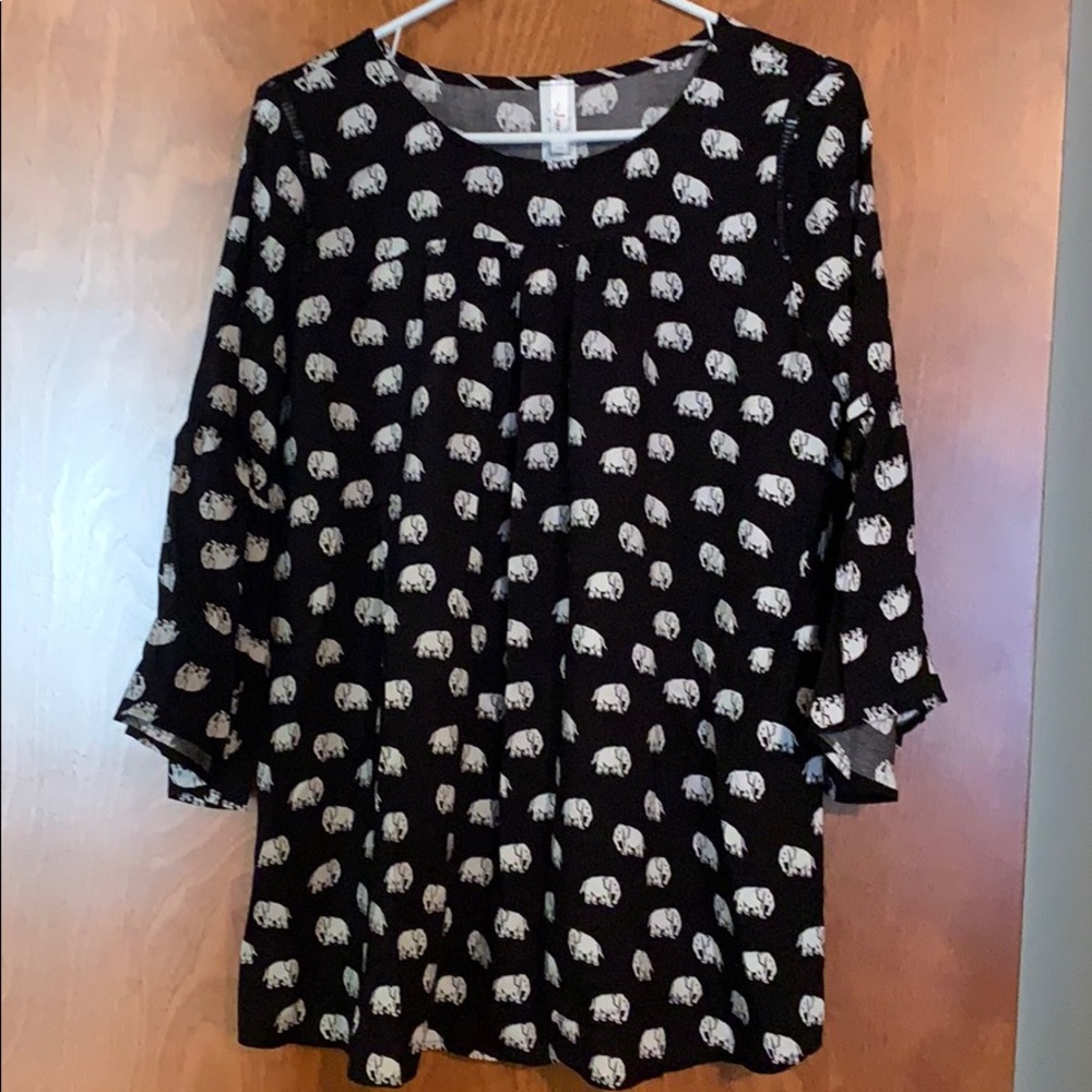 NWOT Timeless Elephant Blouse
